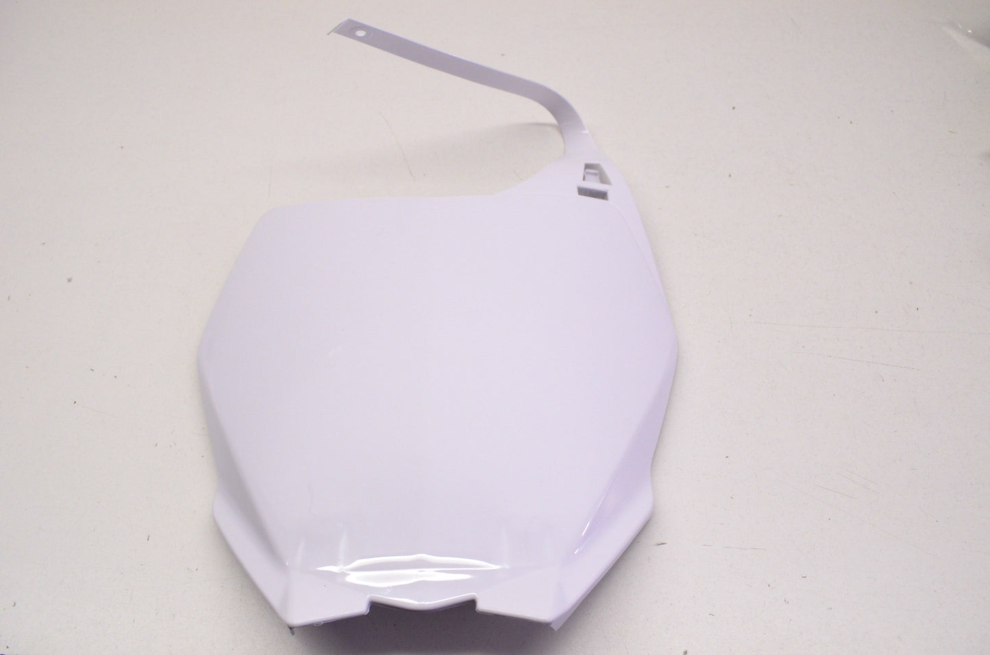 Front Number Plate White NOS