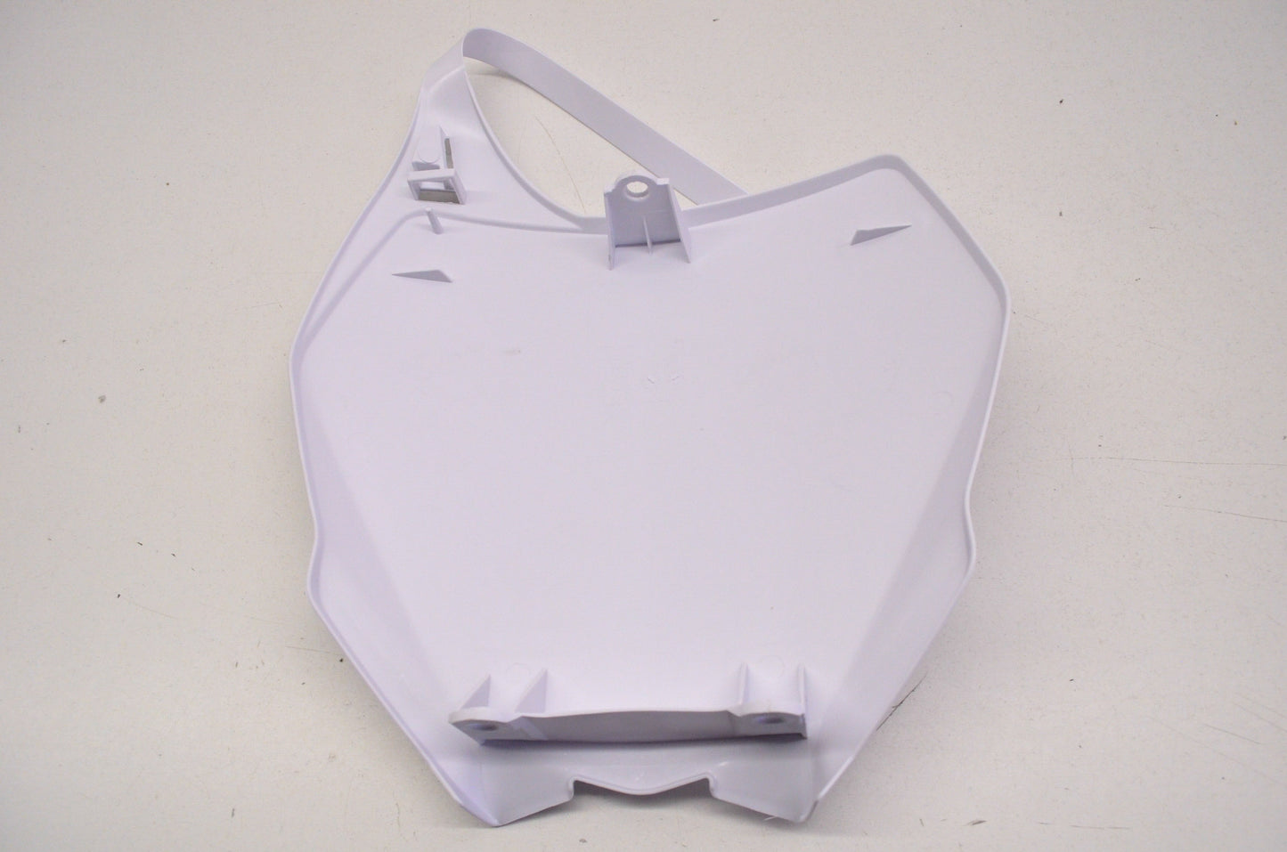 Front Number Plate White NOS