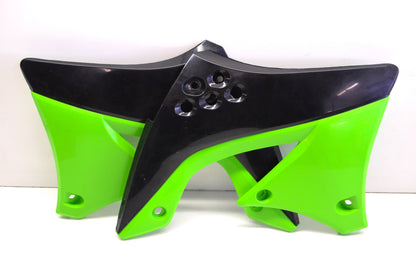 Radiator Shrouds Black/Green NOS