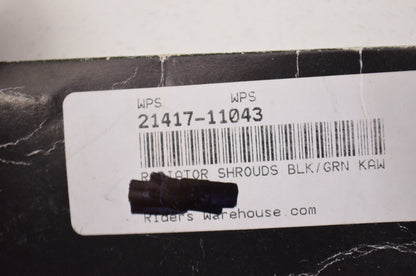 Radiator Shrouds Black/Green NOS