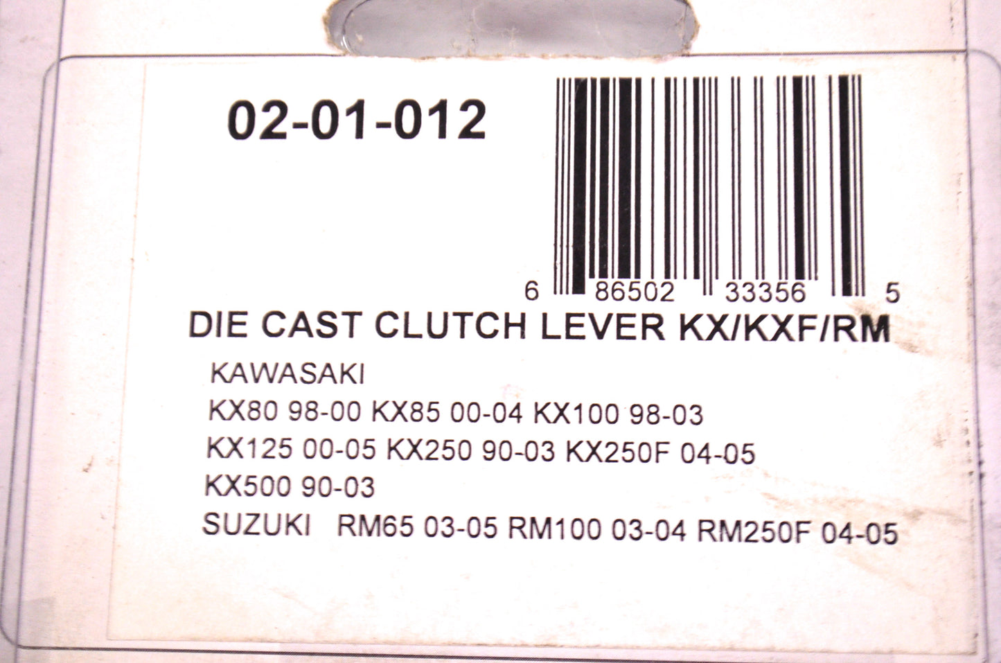 Die-Cast Clutch Lever NOS