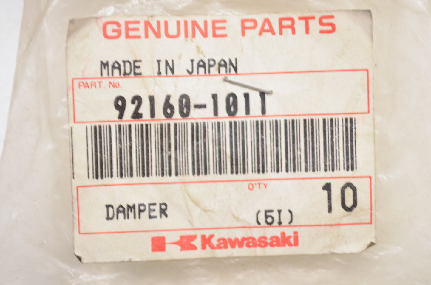 OEM Kawasaki 92160-1011 Damper