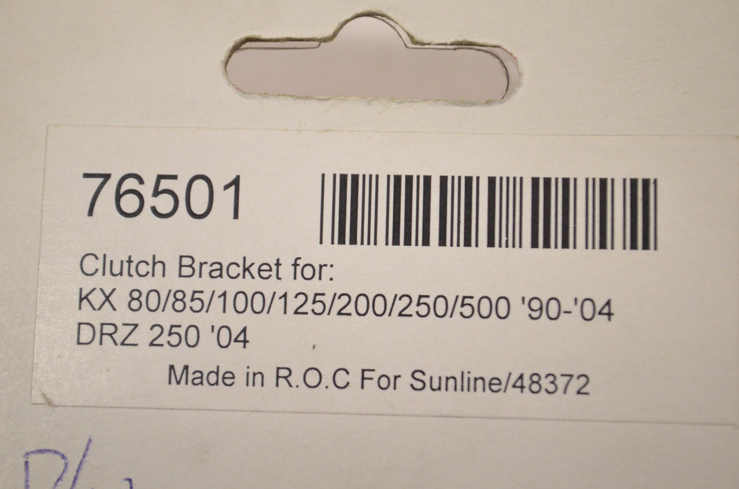 Sunline 76501 Clutch Bracket NOS