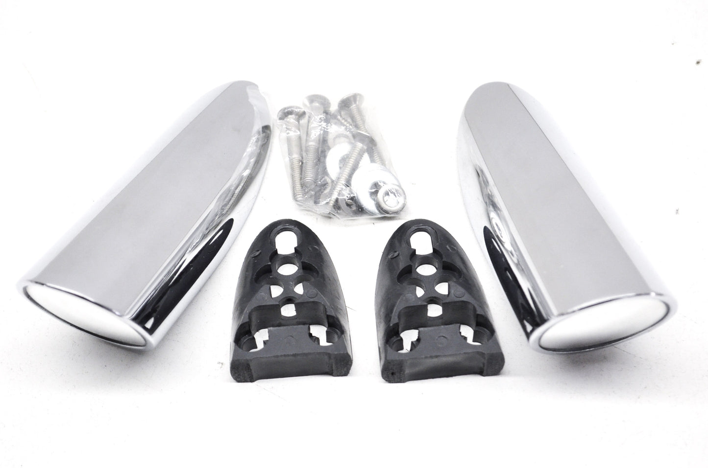 New ST-Machine Industry Pig Spotter Chrome Mirrors NOS