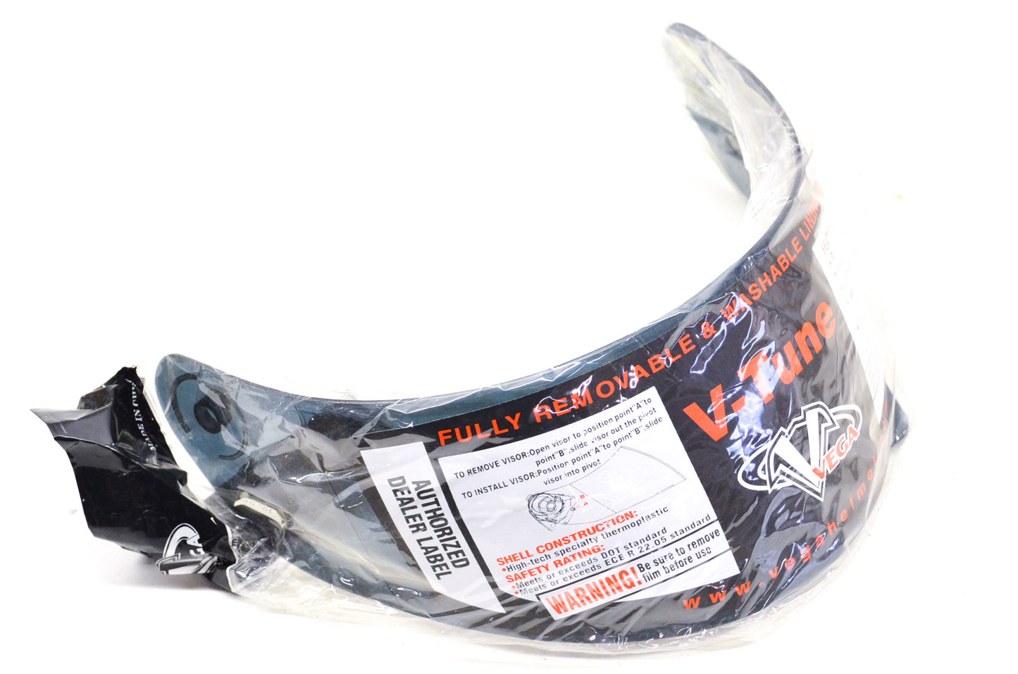 Vega 95-4002 Smoke Face Shield NOS