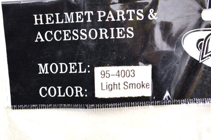 New Vega Light Smoke Face Shield NOS