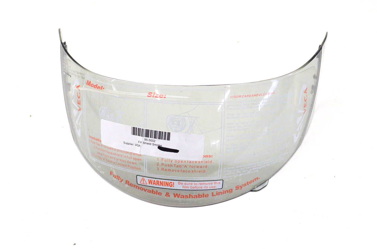 Smoke Face Shield NOS