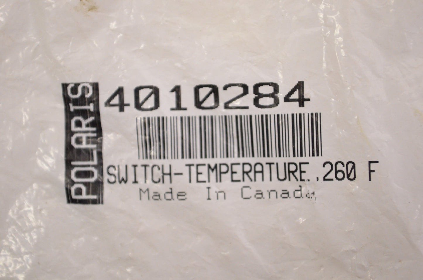New OEM Polaris 4010284 Temperature Switch NOS