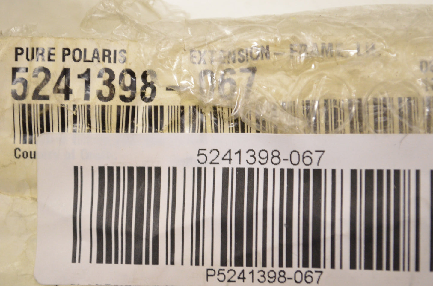 OEM Polaris 5241398-067 Black Left Hand Frame Extension NOS