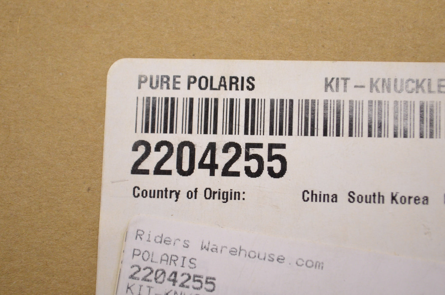 OEM Polaris 2204255 Right Knuckle Assembly Kit NOS