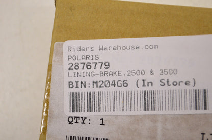 OEM Polaris 2876779 Brake Lining NOS