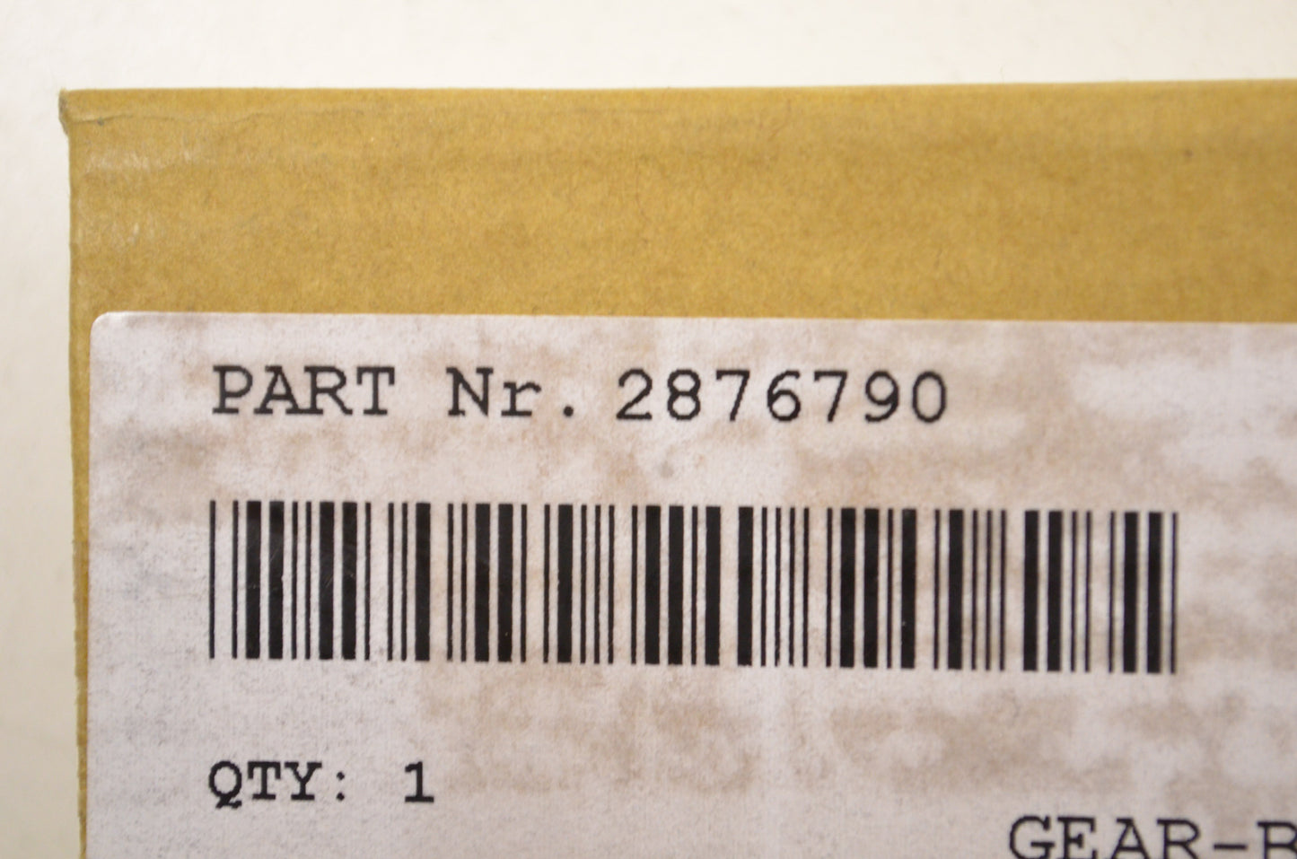 OEM Polaris 2876790 Bull Gear 2500 NOS