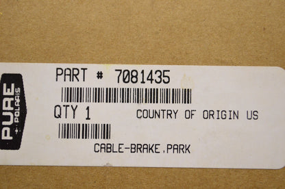 OEM Polaris 7081435 Parking Brake Cable NOS
