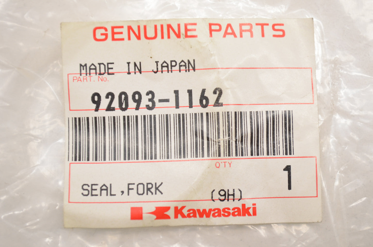 OEM Kawasaki 92093-1162 Fork Seal NOS
