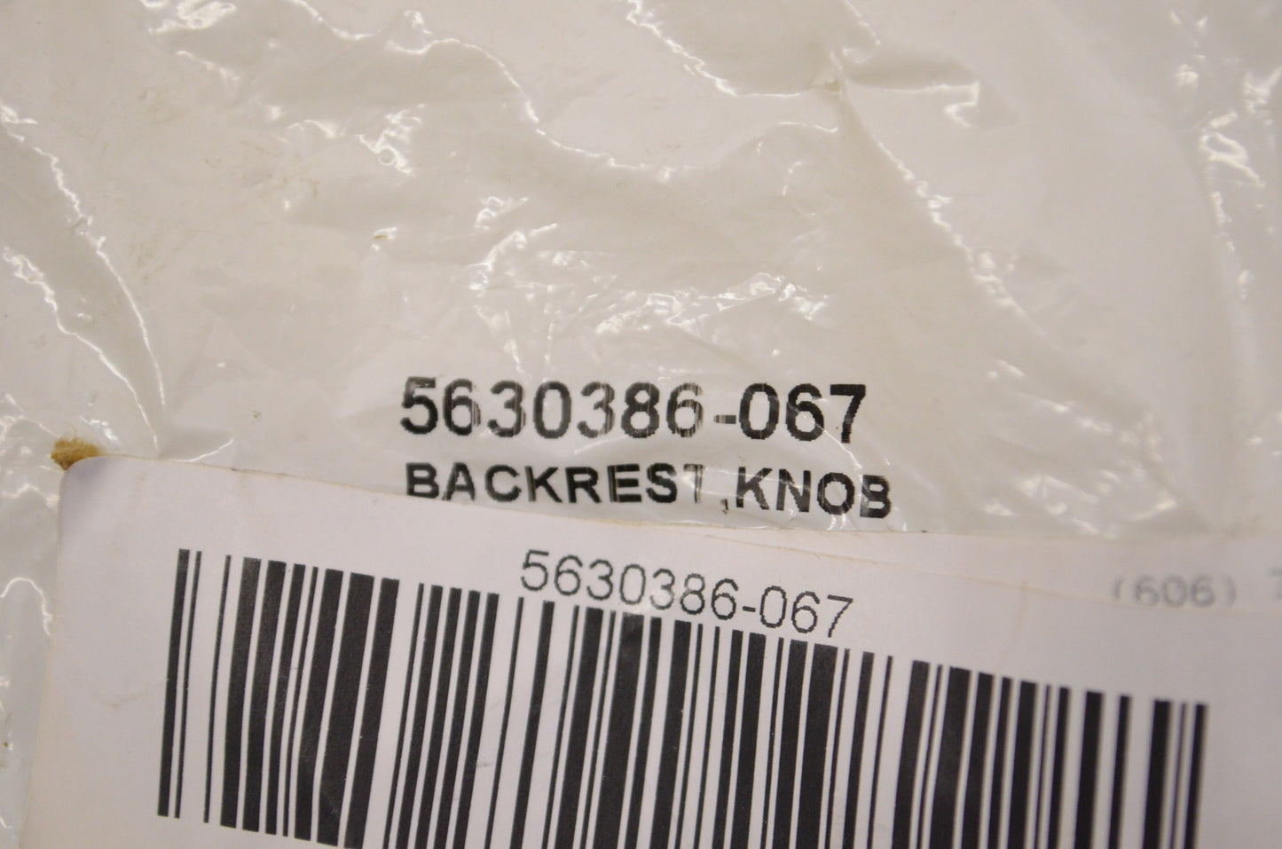 OEM Polaris 563086, 563086-067 Backrest Knob NOS