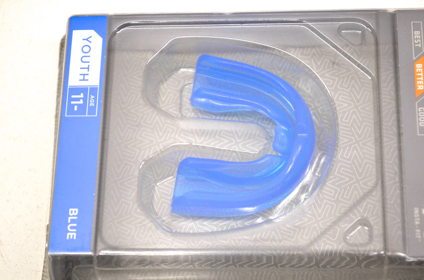 Blue Strapless Braces Mouth Guard Youth NOS