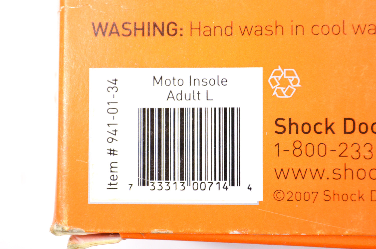 Moto Insole Large NOS
