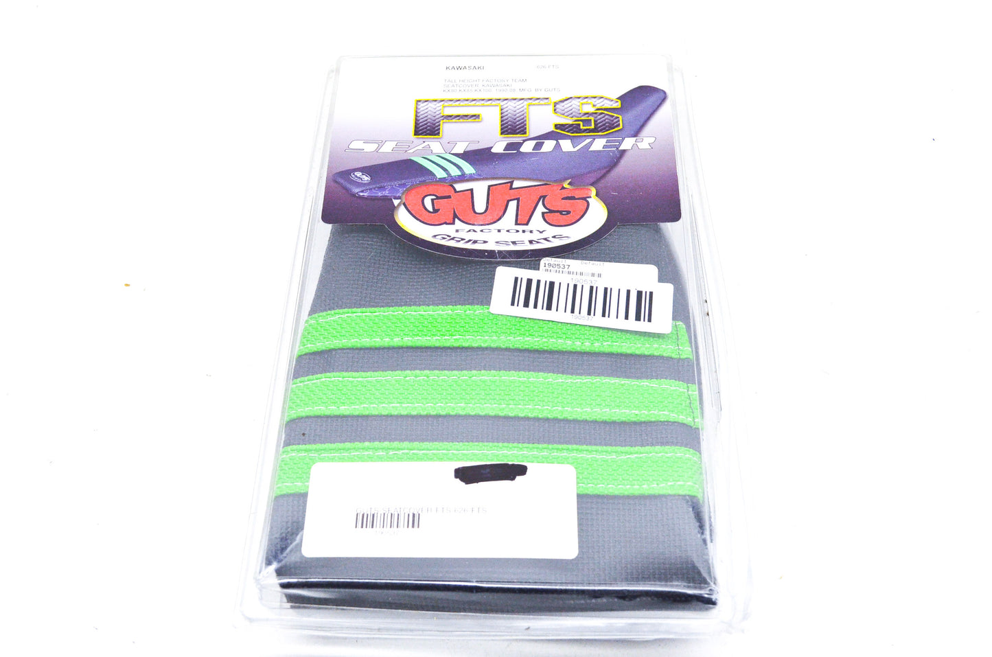 Guts 190537, 626-FTS Tall Height Factory Team Seat Cover Kawasaki NOS