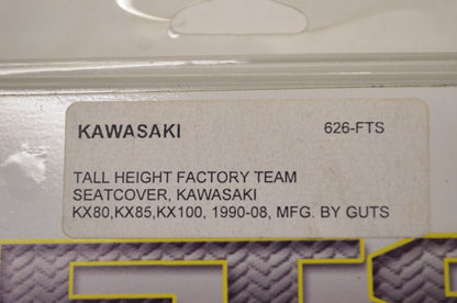 Guts 190537, 626-FTS Tall Height Factory Team Seat Cover Kawasaki NOS