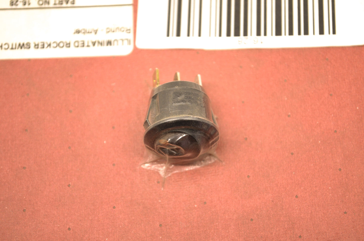 New Show Chrome Illuminated Rocker Switch NOS