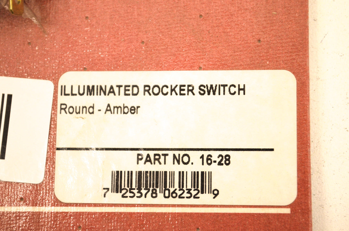 New Show Chrome Illuminated Rocker Switch NOS
