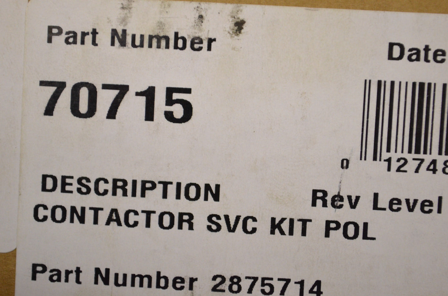 Winch Solenoid Contactor NOS