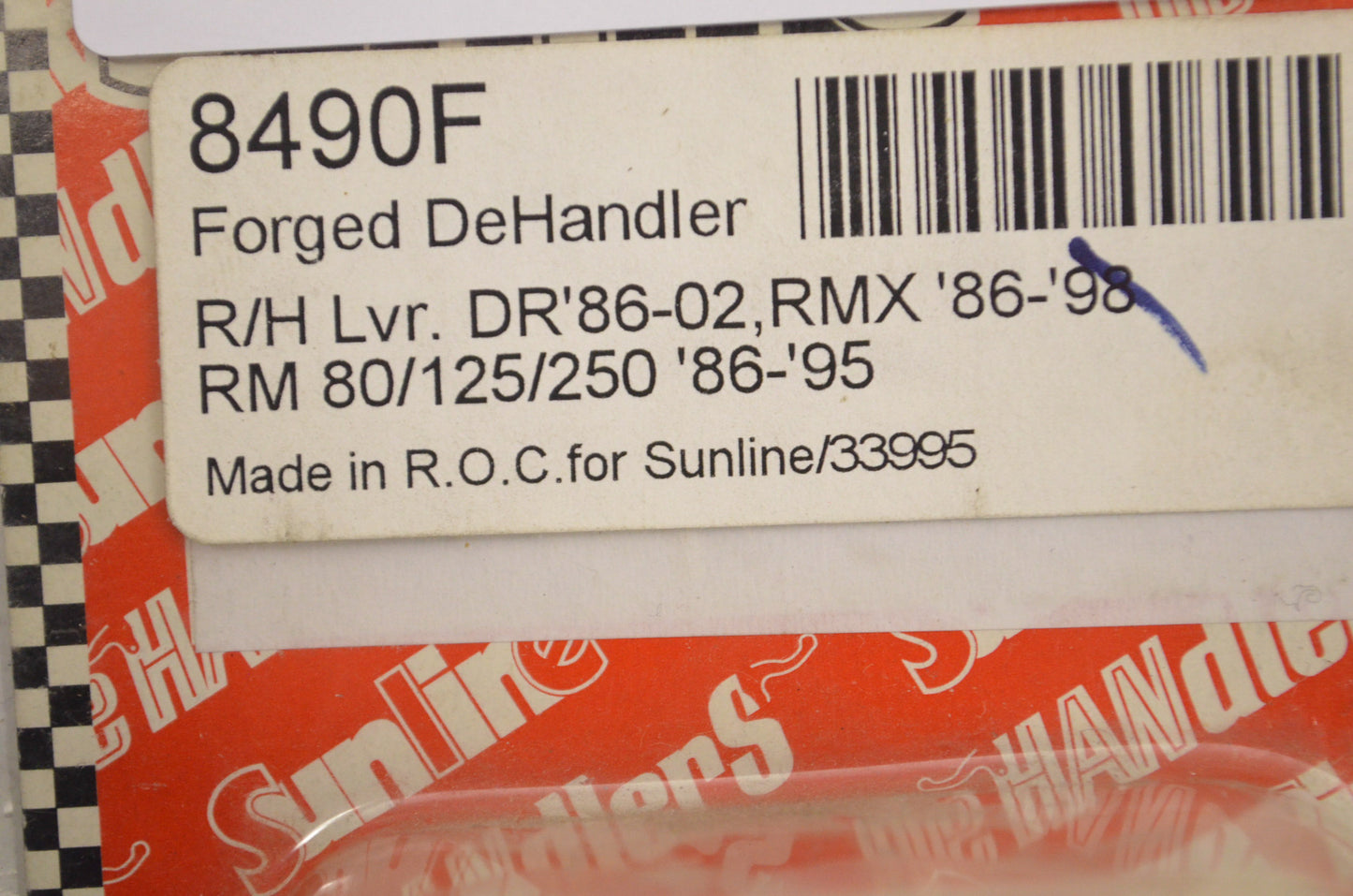 Sunline 8490F, 12397 Forged Right Hand Lever NOS