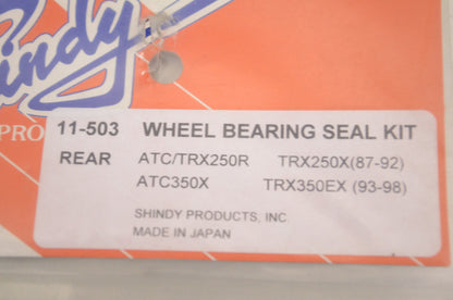 WPS 11-503 Rear Wheel Bearing Seal Kit NOS