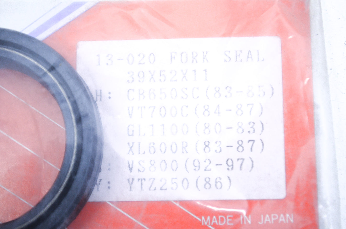 Shindy 13-020, FS-020 Fork Seal Kit NOS