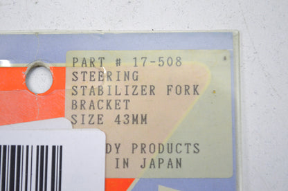 Shindy 17-508, D17-508 Steering Stabilizer Fork Bracket NOS