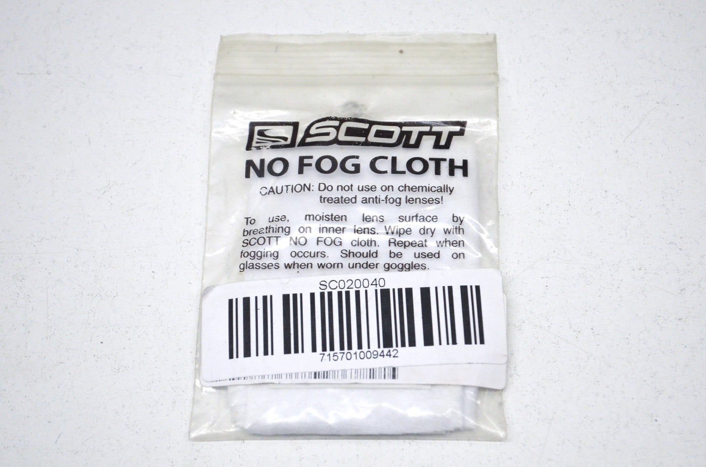 No Fog Cloth NOS