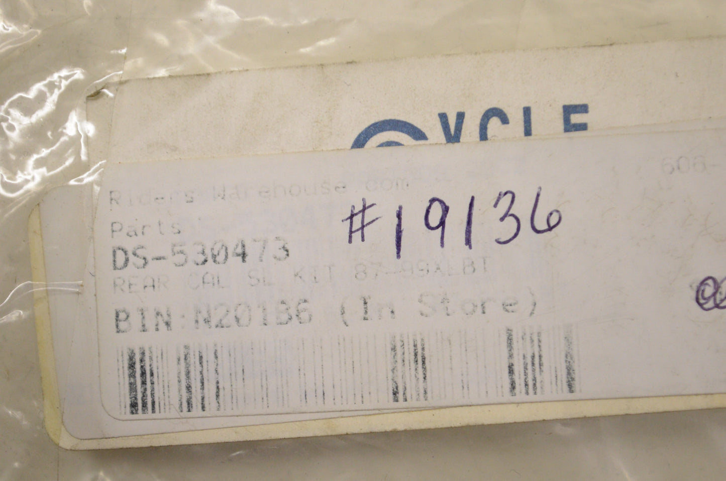 New Cycle Craft Rear Caliper Seal NOS
