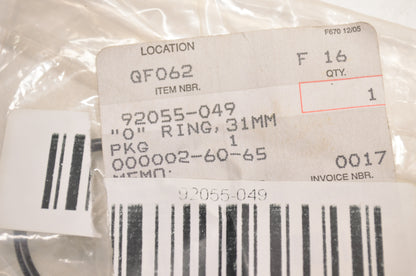 OEM Kawasaki 92055-049 O-Ring 31mm NOS