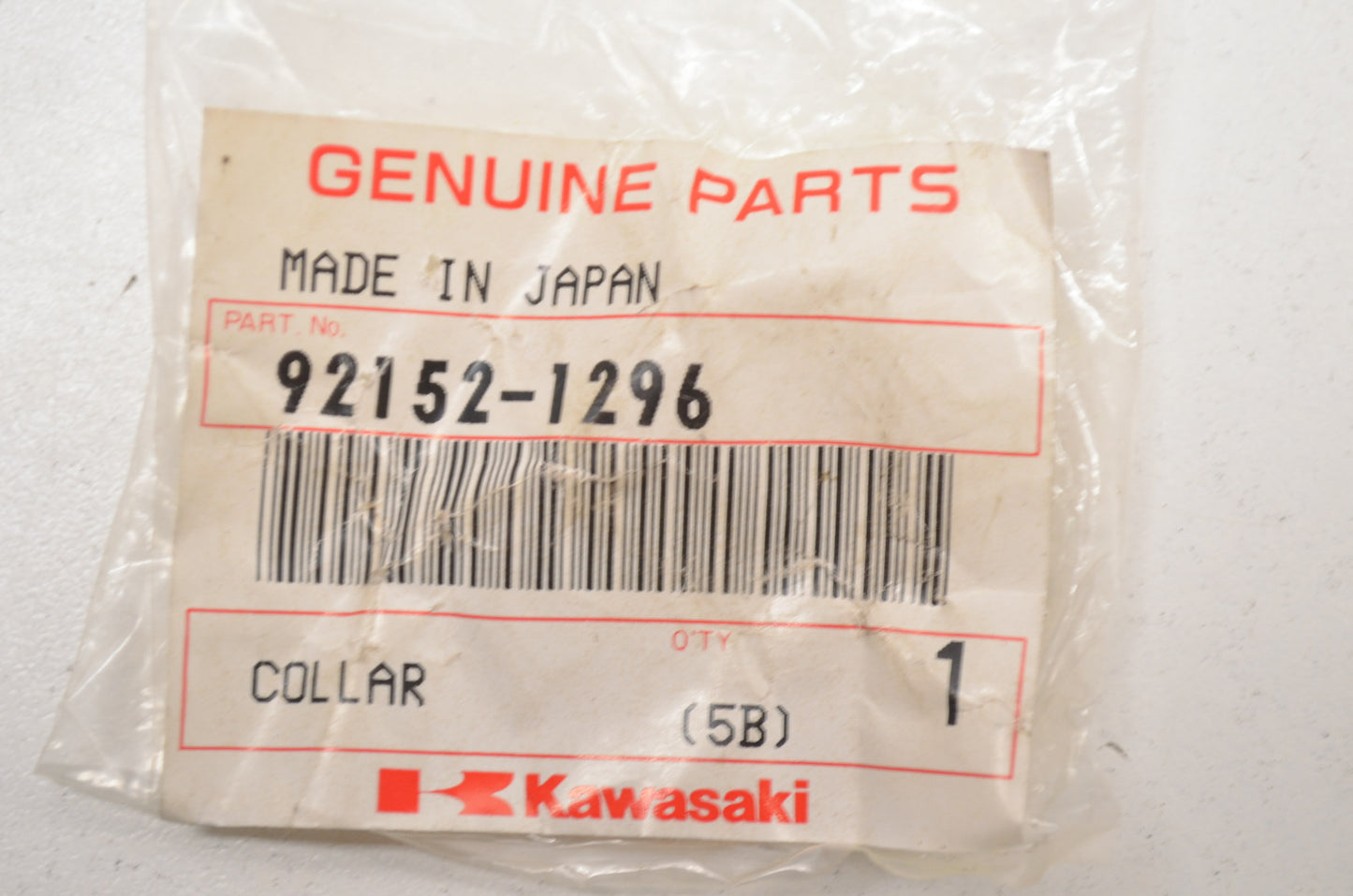 OEM Kawasaki 92152-1296 Collar NOS