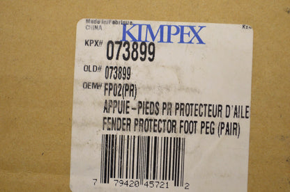 Kimpex 73899 Foot Peg Kit NOS