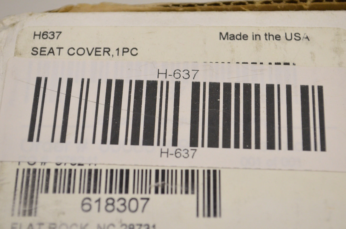Honda SaddleSkin Seat Cover Black NOS
