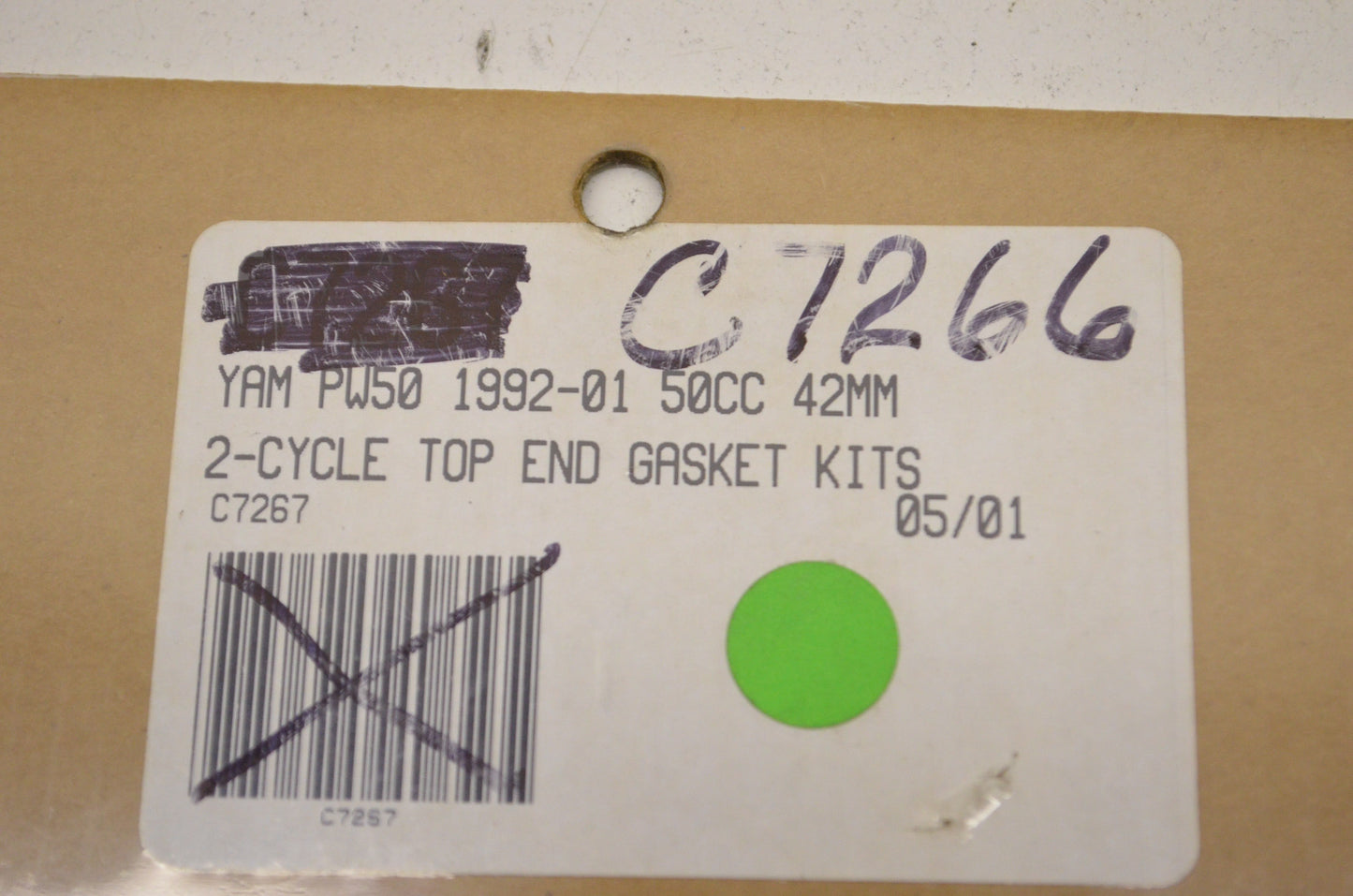 Cometic C7266 Yamaha Top End Gasket Kit NOS