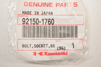 New OEM Kawasaki 92150-1760 Socket Bolt 8X20 NOS