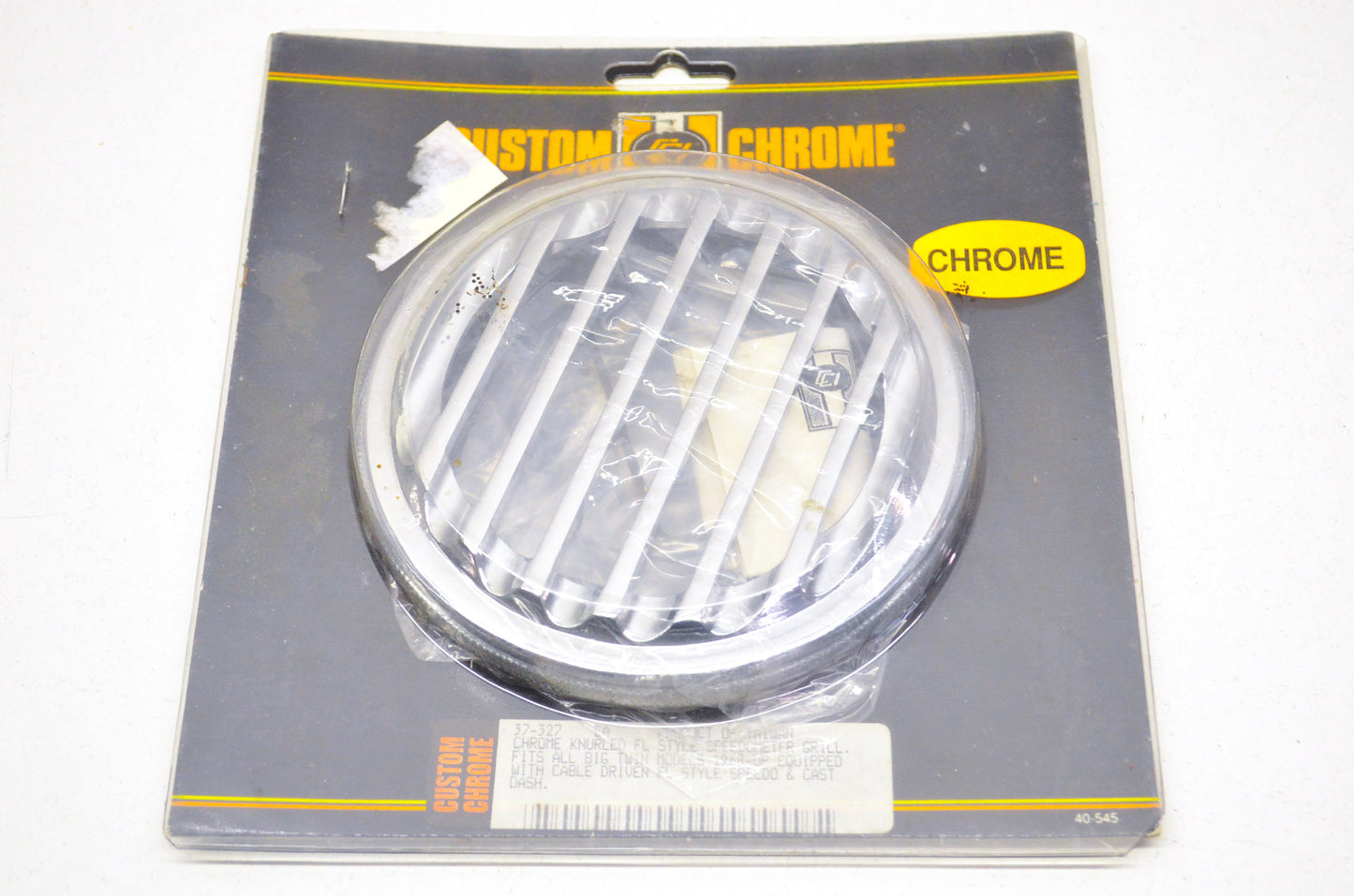 New Custom Chrome Speedometer Grill NOS