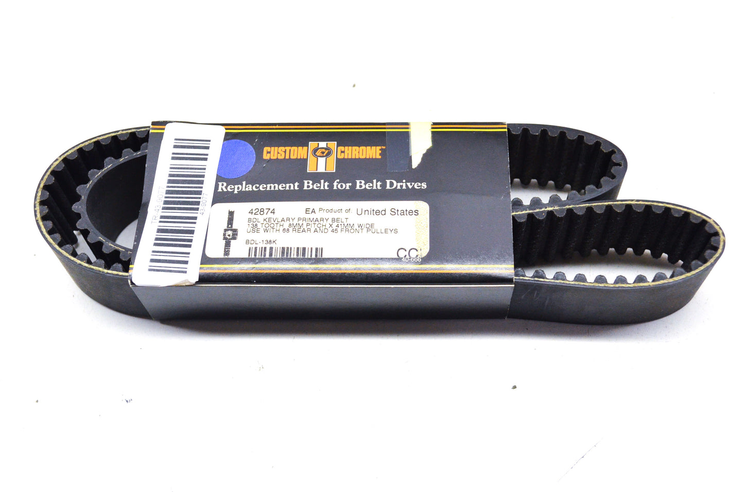 New Custom Chrome Drive Belt NOS