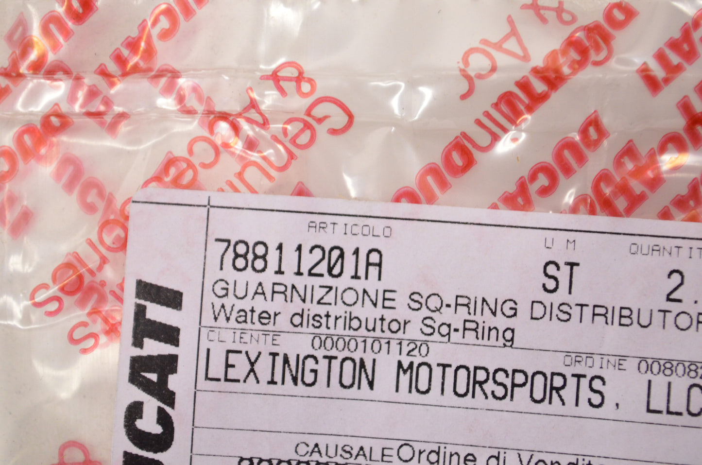 New OEM Ducati O-Ring NOS