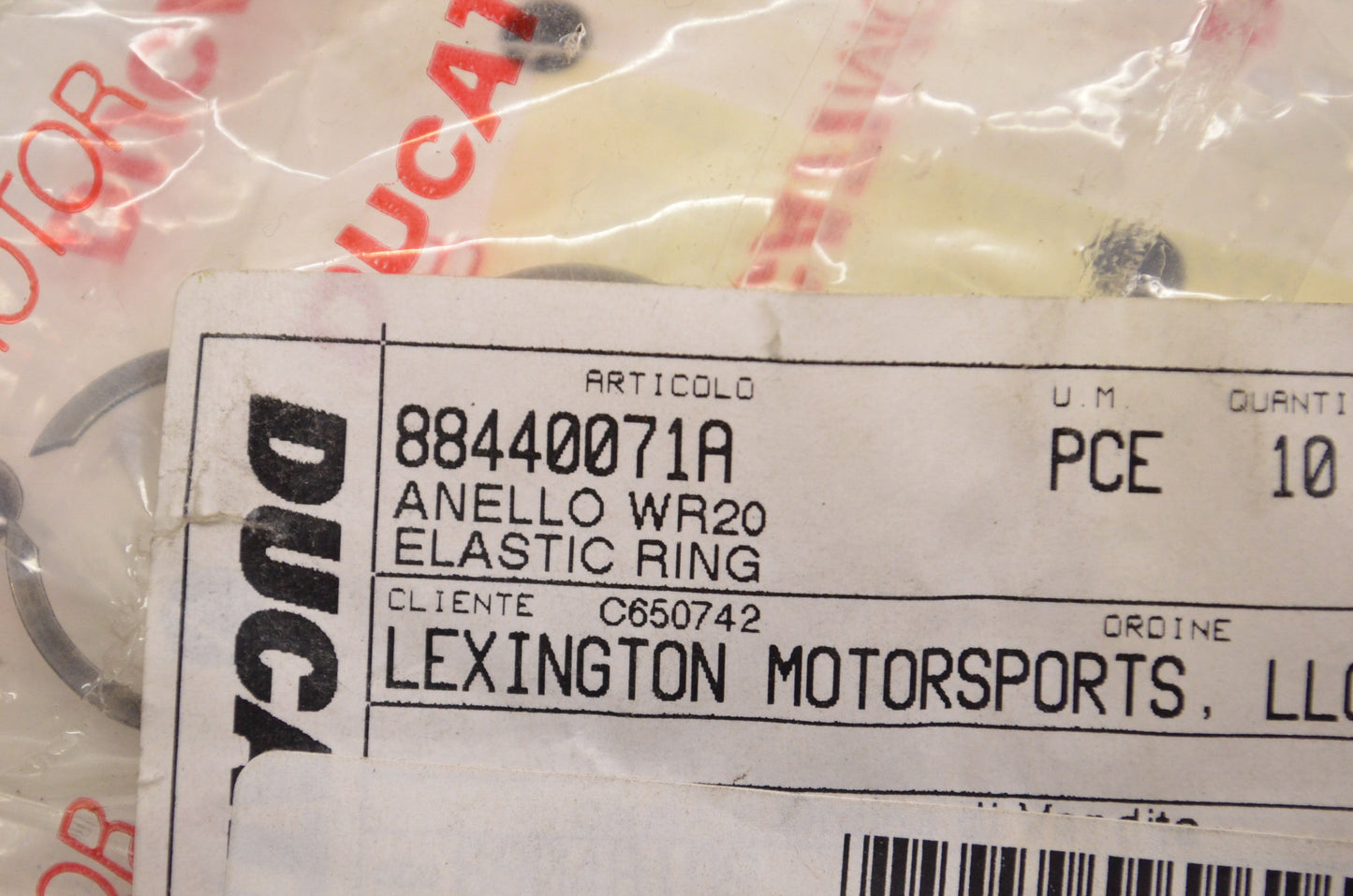 OEM Ducati 88440071A Circlip Qty 2 NOS