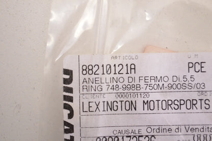 OEM Ducati 88210121A Stop Ring Qty 3 NOS