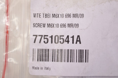 OEM Ducati 77510541A Screw M6x10 Qty 2 NOS