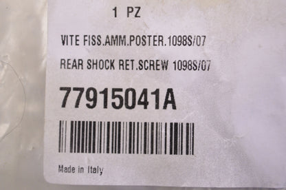 New OEM Ducati Rear Shock Screw NOS