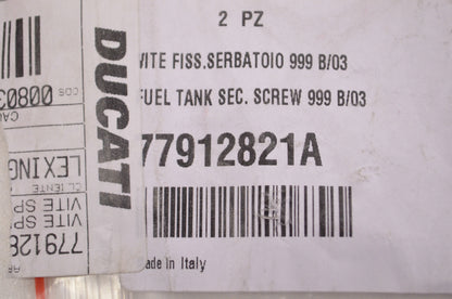 OEM Ducati 77912821A Fuel Tank Special Screw NOS