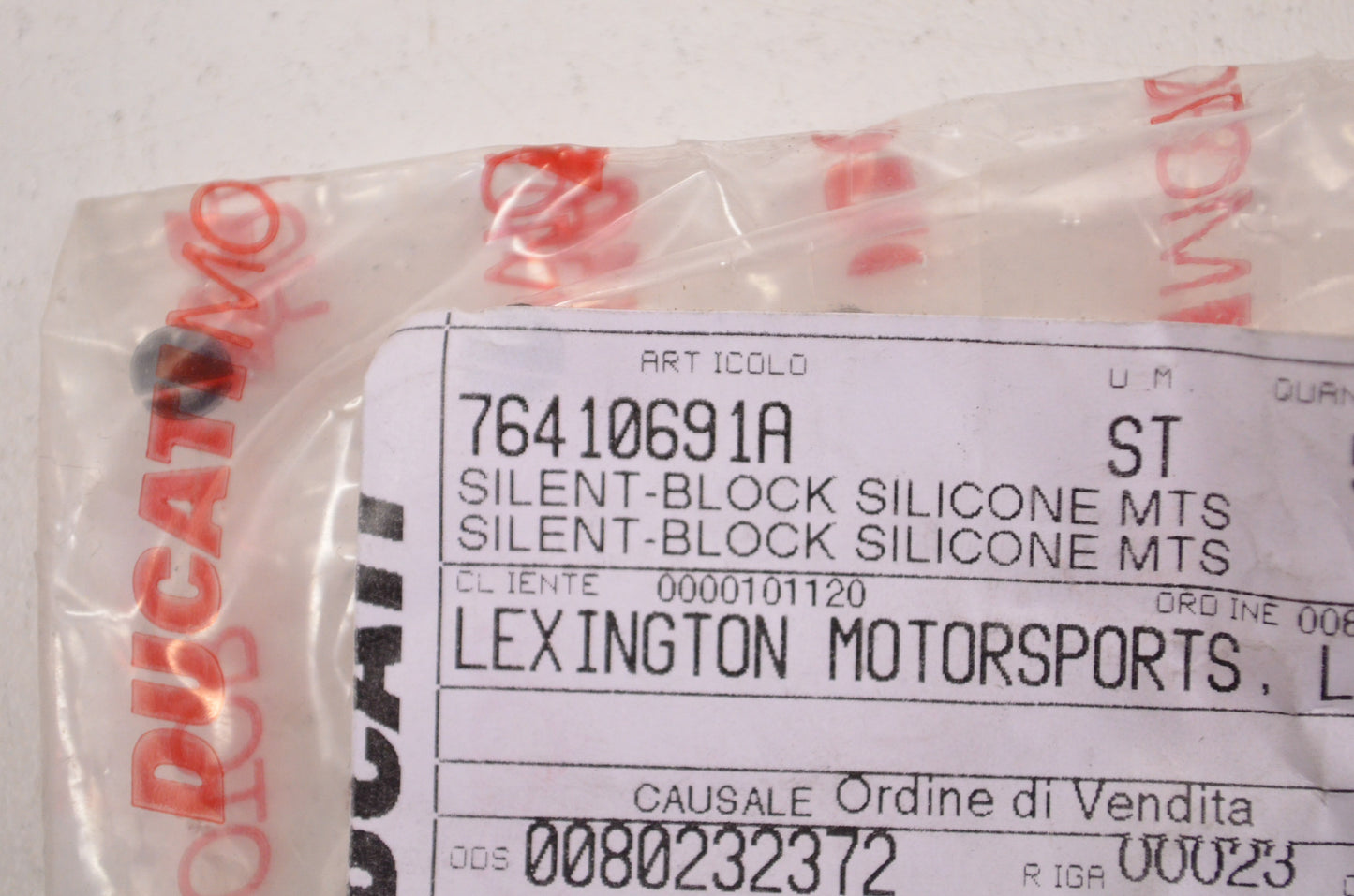 OEM Ducati 76410691A Rubber Damper NOS