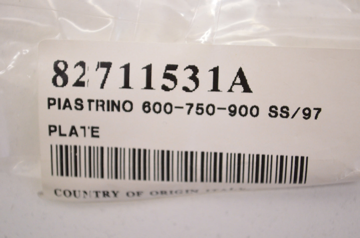 New OEM Ducati Plate NOS