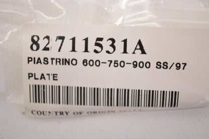 New OEM Ducati Plate NOS