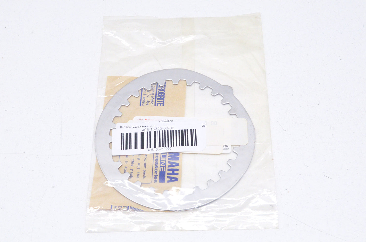 OEM Yamaha 498-16325-00-00 Clutch Plate 2 NOS